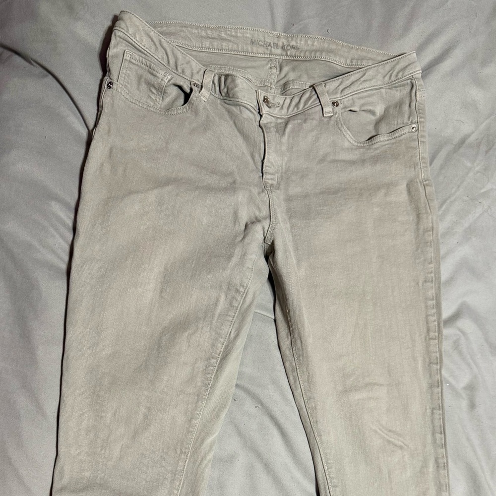michael kors skinny grey jeans Size 12